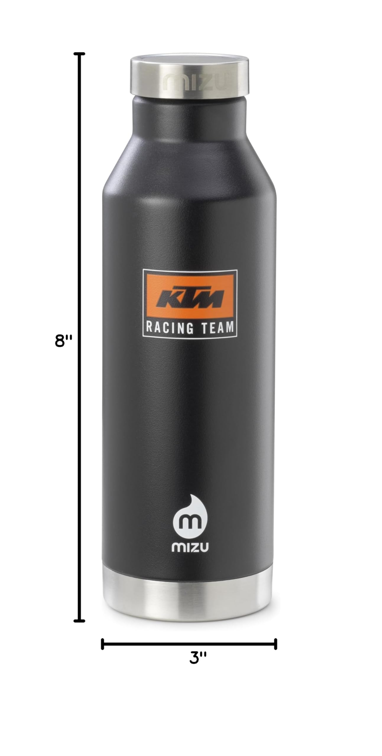 KTM Team V6 Thermo Bottle, Volume 0.56 liter, Black - Image 3