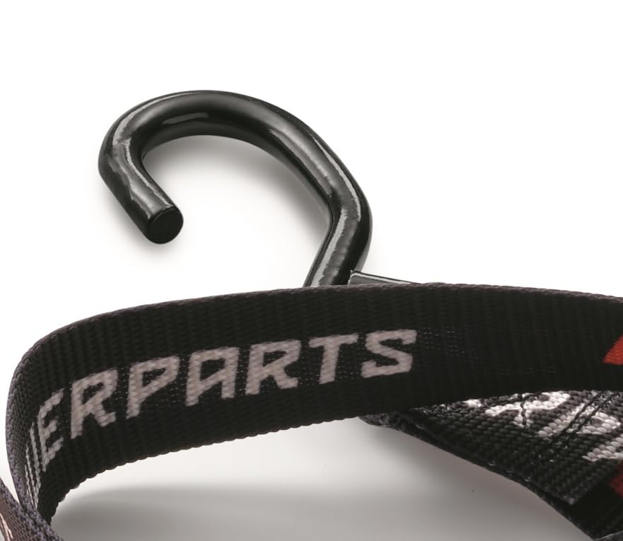 Premium KTM Soft Tie Down Set with Hooks (2 Pack), U6910046, Features Coated Steel Hooks and Soft Tie Loops - Image 4
