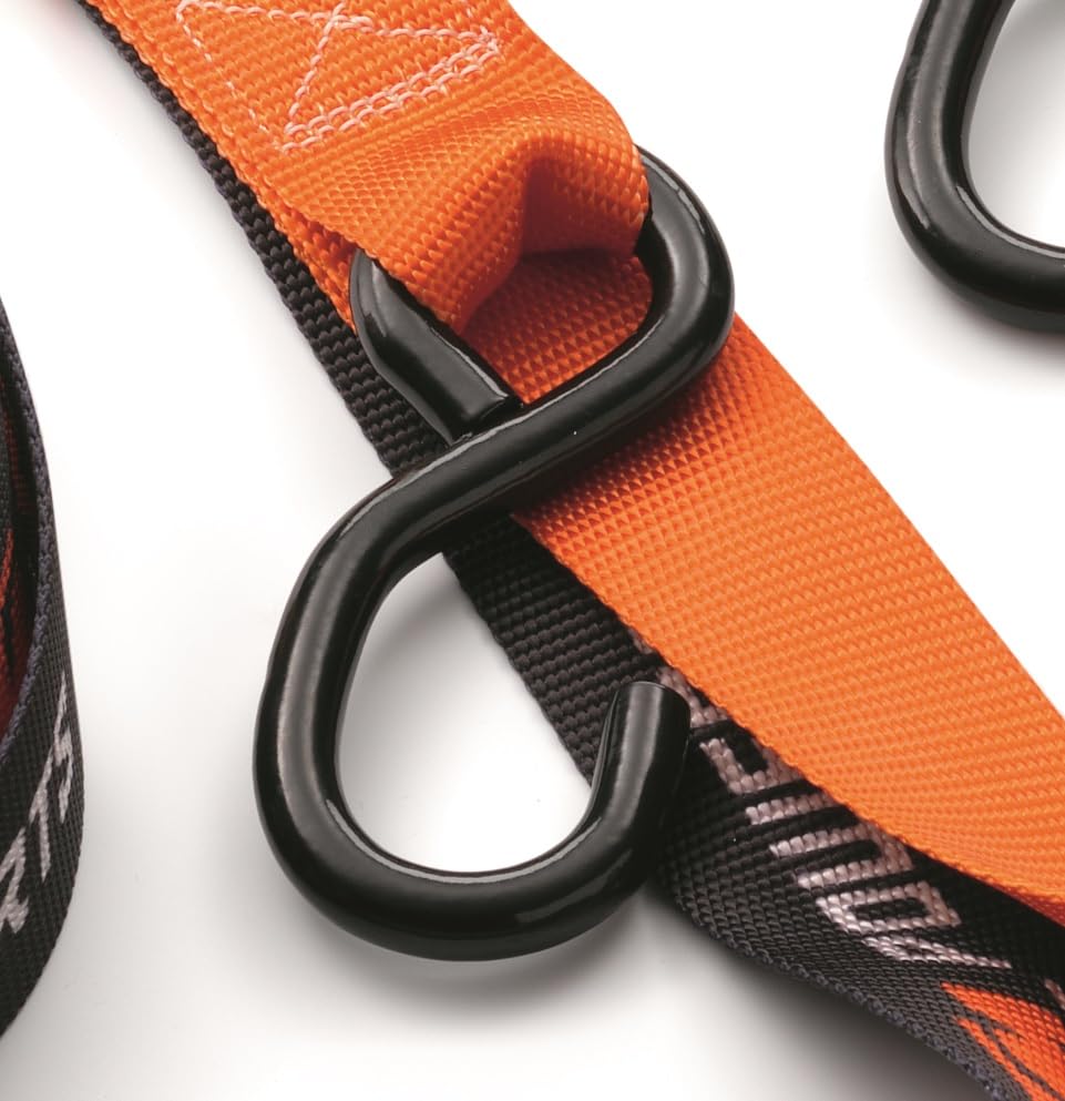 Premium KTM Tie Down Set, U6910047, (2 Pack) Features Built-in Soft Tie Loops, Clip Hooks and Hooks - Image 5
